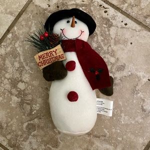Stuffed Snowman Christmas Decoration ⛄️